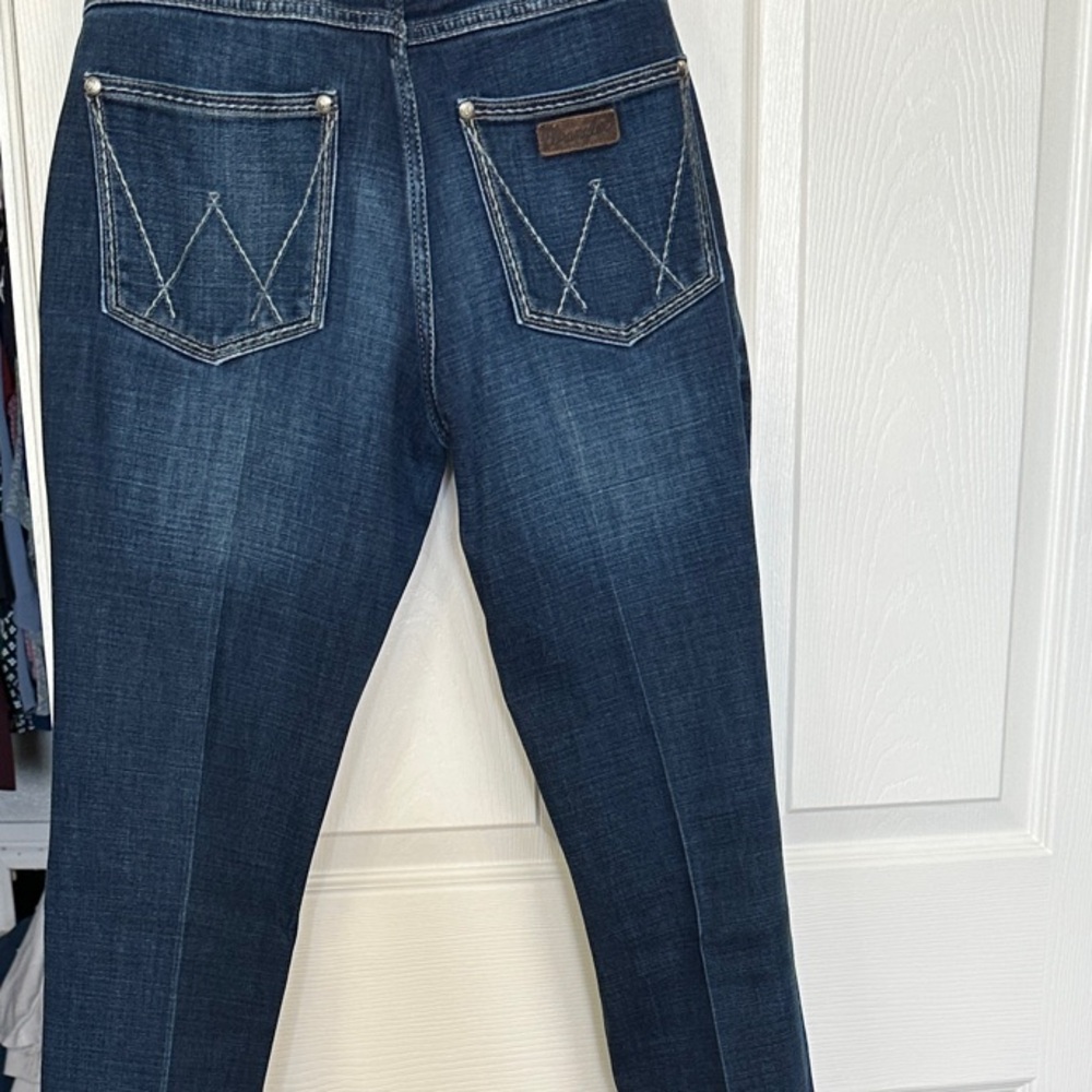 Wrangler Dark Blue Straight Leg Jeans